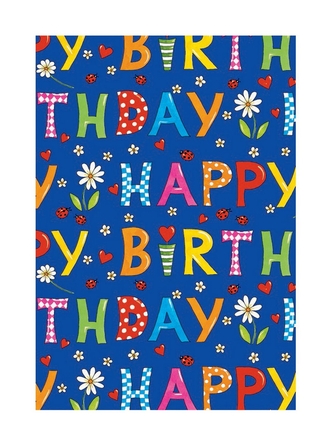 STEWO Бумага упаковочная Anniversaire 0,7x2м