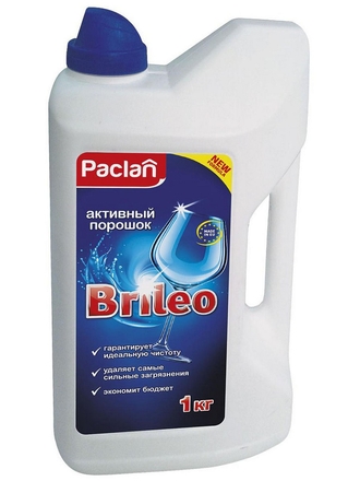 Paclan Активный порошок для посудомоченых машин, 1 кг