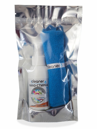 icleaner Пятновыводитель Эксперсс Нано-Стирка для обуви и ткани с микрофиброй, 100 мл