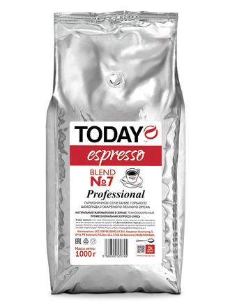 Today Кофе Espresso Blend 7 1000гр зерно