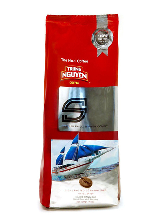 TRUNG NGUYEN Натуральный жареный молотый кофе Coffee S, 500 гр