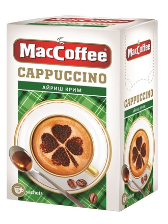 MacCoffee Мак Капучино Айриш крим (12,5гх10) 2 шт