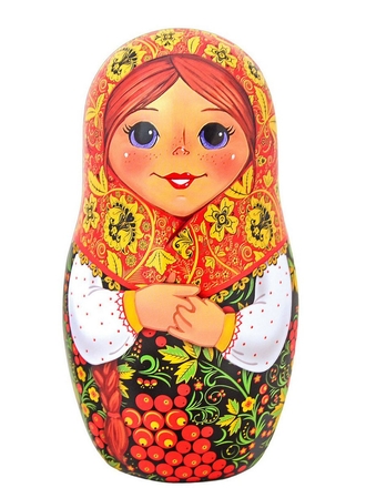 ТМ Избранное из моря чая Чай ИМЧ Матрешка - C ягодами, черная, жесть, Шри-Ланка, 50 гр