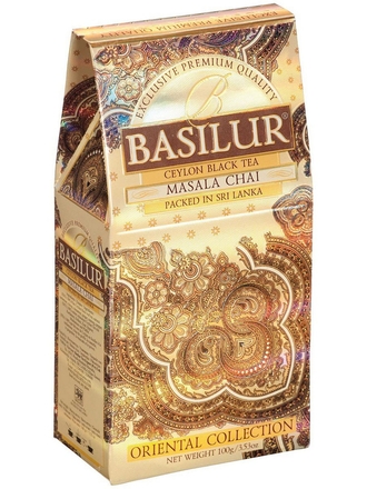 Basilur Чай черный цейлонский Восточная коллекция Масала чай с пряностями, 100 гр, картонная пачка