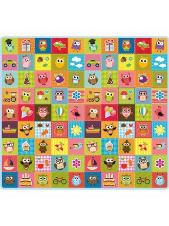 Mambobaby Развивающий Коврик Совята Односторонний 200Х180Х0,5