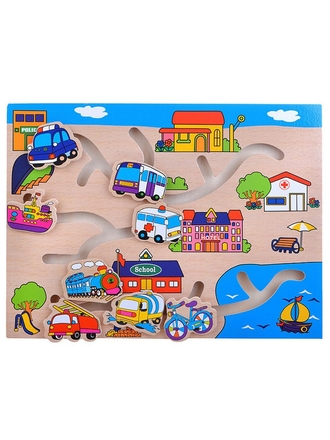 Щепочка Деревянная игрушка D0367 Лабиринт Спецслужбы в пленке
