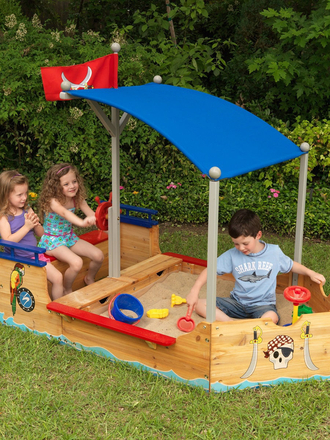KidKraft Песочница Пиратская лодка