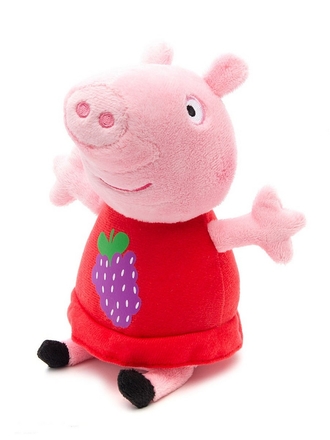 Peppa Pig Мягкая игрушка Пеппа с виноградом 20см