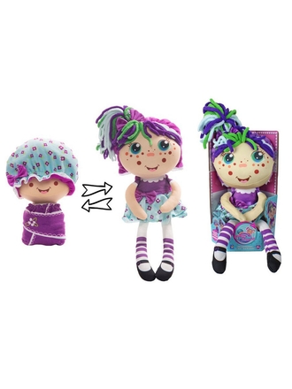 1Toy Кукла плюшевая Девчушка-вывернушка