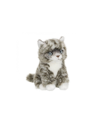 Anna Club Plush Котёнок Табби короткошерстный серебряный, сидит (15 см)