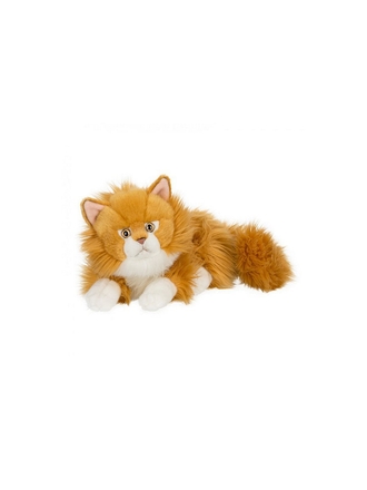 Anna Club Plush Кот сибирский рыжий, лежит (25 см)