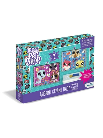 Origami Набор пазлов Дизайн-студия Диптих 2х54 элемента Веселые времена Littlest Pet Shop