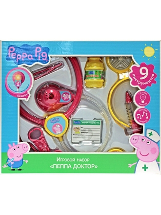 Peppa Pig Игровой набор Пеппа-доктор, Свинка Пеппа