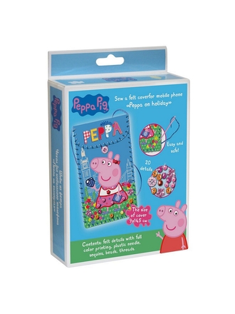 Peppa Pig Шьем чехол для мобильного телефона Пеппа на каникулах ТМ Свинка Пеппа