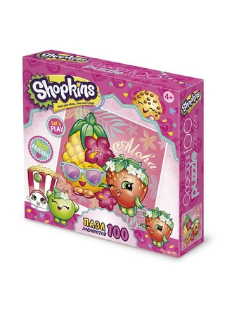 Shopkins Шопкинс Пазл 100 элементов Тропический остров
