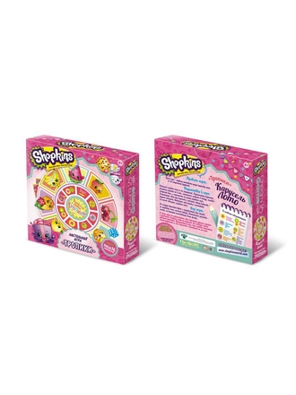 Shopkins Шопкинс Настольная игра Карусель-Лото Тропики и пазл 16 элементов в подарок