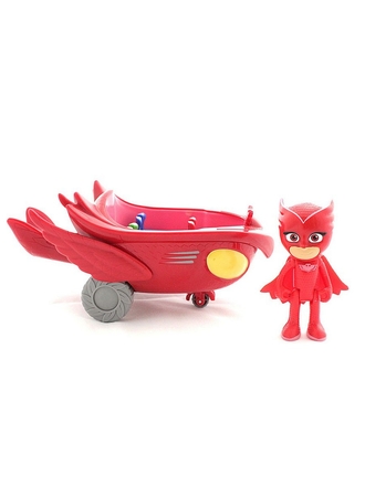 PJ Masks Игровой набор фигурка и машина Совиный планер Герои в масках