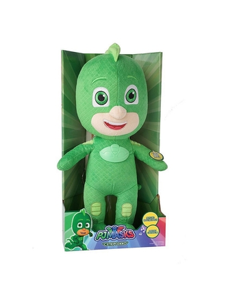 PJ Masks Мягкие игрушка со звуком Гекко ТМ Герои в масках, 38 см