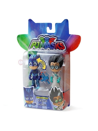 PJ Masks Игровой набор: Кэтбой (свет) и Ромео
