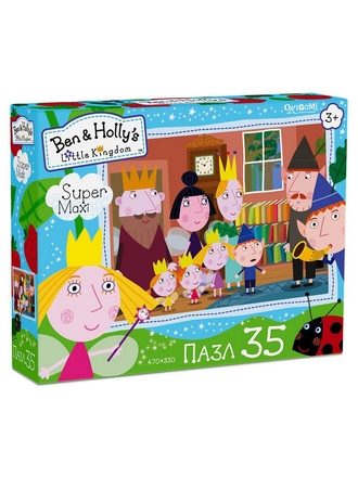 Ben&Hollys Little Kingdom Маленькое Королевство Бена и Холи Пазл 35 гигантских элементов Приглашение