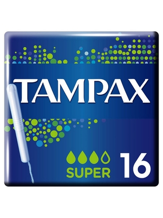 TAMPAX Гигиенические тампоны Super 16шт