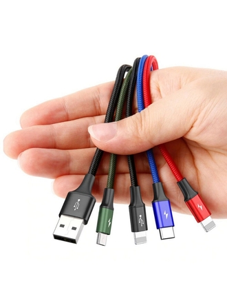 BASEUS Кабель Multi USB-iPiPType-CMicro Rapid CA1T4-A01 12m