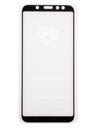 Dekken Стекло защитное рамка FULL SCREEN/FULL GLUE для Samsung Galaxy А6 ( 2,5D 9H 033 мм)