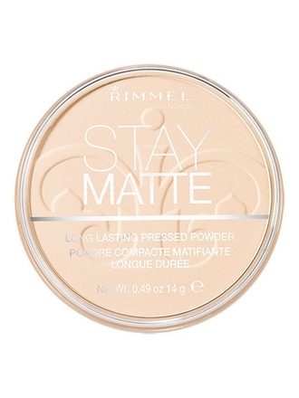 Rimmel Тональная пудра матирующая Stay Matte, тон 001 Transparent