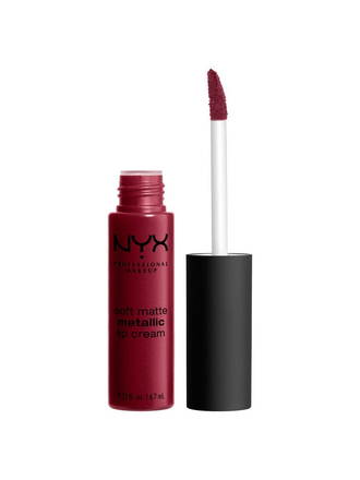 NYX PROFESSIONAL MAKEUP Помада-крем с металлическим финишем SOFT MATTE LIP CREAM - MADRID 11