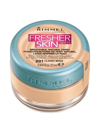 Rimmel Тональный крем матирующий Fresher Skin, тон 201 Classic Beige