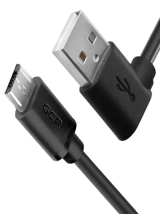 Greenconnect Кабель USB 20 AM угловой/microB 5pin,03m, черный, экран, армированный, морозостойкий