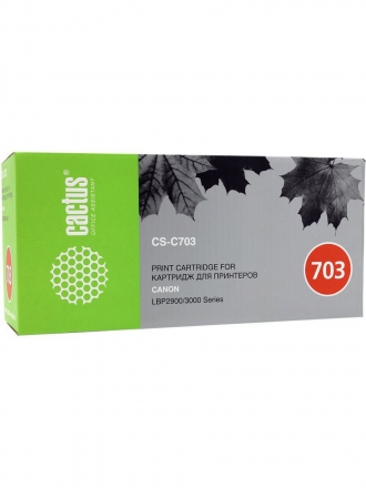Cactus Картридж лазерный Cactus CS-C703 (7616A005) черный для Canon LBP 2900 i-Sensys