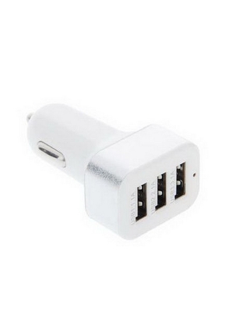 Forza Разветвитель USB в прикуриватель, 3 USB, 1А, пластик, металл
