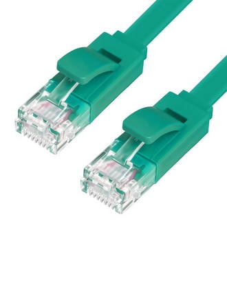 Greenconnect Коммутационный шнур кабель cat6 сетевой литой медный патч-корд RJ45 быстрый интернет 02м
