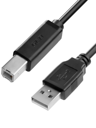 GCR Кабель шнур GCR USB 20 интерфейсный High Speed для принтера сканера МФУ оргтехники HDD 05м