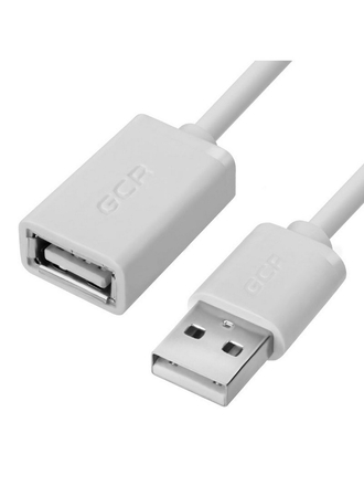 Greenconnect Удлинитель 05m USB 20, AM/AF, 28/28 AWG