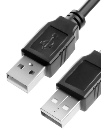 Greenconnect Кабель USB 20, AM/AM, 075m, черный, экран, армированный, морозостойкий