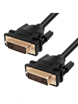 Greenconnect Кабель DVI-D 100, ферритовое кольцо, 25M/25M, 28/28 AWG, двойной экран