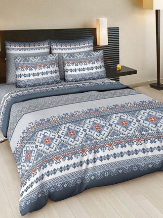 Letto Комплект постельного белья Letto B85-6, бязь, евро