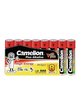 Camelion Батарейки LR03-SP8, ААА, 8шт