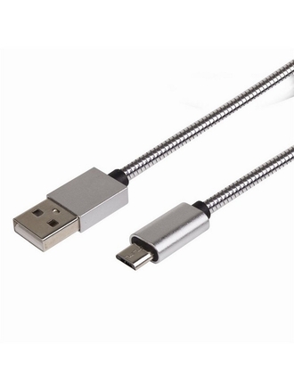 Rexant Usb кабель microUSB, шнур в металлической оплетке