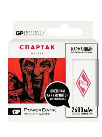 GP Внешний аккумулятор 1C02AWE Спартак