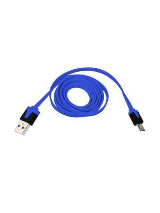 Rexant Кабель USB универсальный microUSB шнур плоский 1 м синий