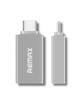 REMAX Коннектор OTG USB(F)-Type-C RA-OTG1 серебристый