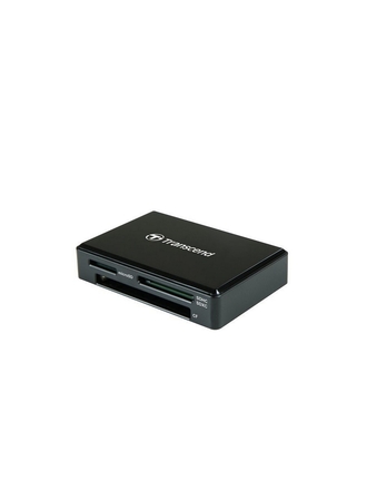 Transcend Картридер USB 31 Type-C для карт памяти SD/microSD/CF/MSXC с поддержкой UHS-I, черный