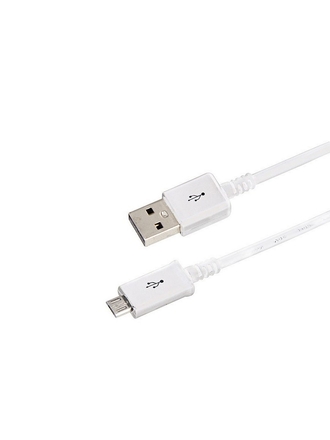 Rexant Кабель USB microUSB длинный штекер 1 м белый