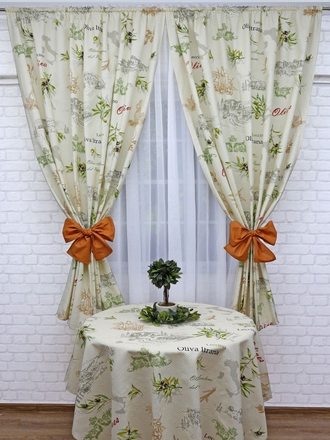 Византия Кухня -шторы УсадьбаОлива