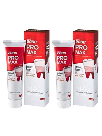 Dental Clinic 2080 Набор зубных паст Максимальная Защита PRO MAX 125 г, 2 шт