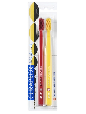 Curaprox Набор зубных щеток ultrasoft, d 0,10 мм (2 шт) Duo Le Corbusier, 5460 щетинок, Curaprox
