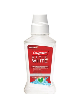 COLGATE Ополаскиватель Optic White 250 мл